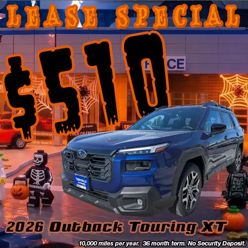 Lease this 2026 Subaru Outback Touring XT for only $510/mo at Twin Falls Subaru this October.