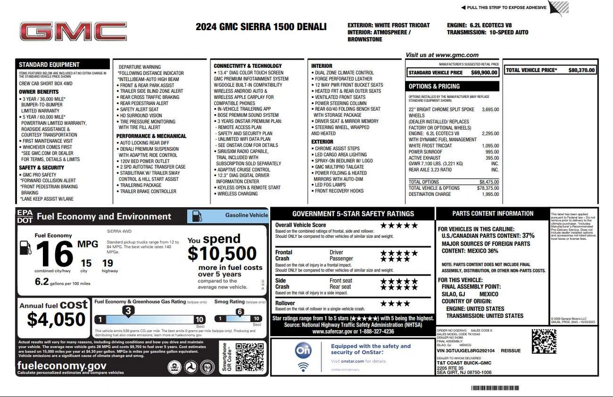 2024 GMC Sierra 1500 Denali