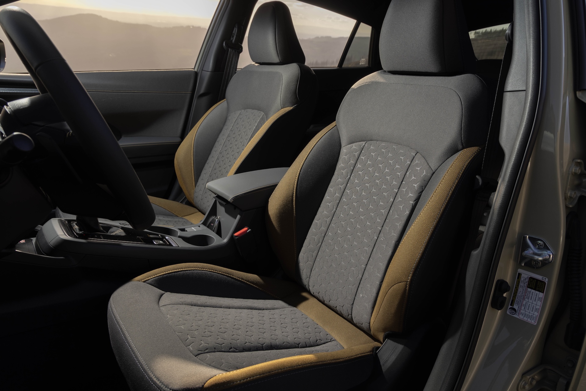Seat details in the new 2026 Subaru Crosstrek Sport Hybrid