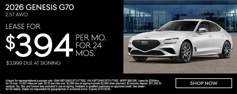 2026 Genesis G70