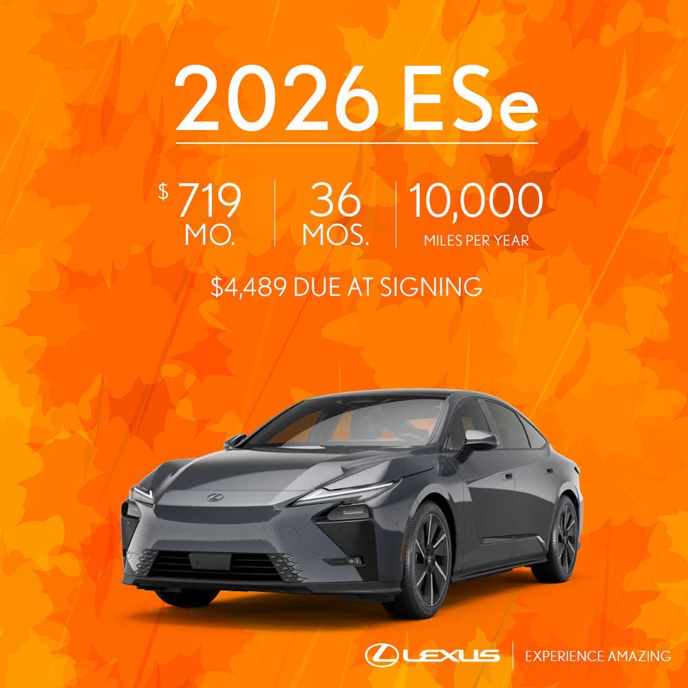 Select New 2026 Lexus ESe Models