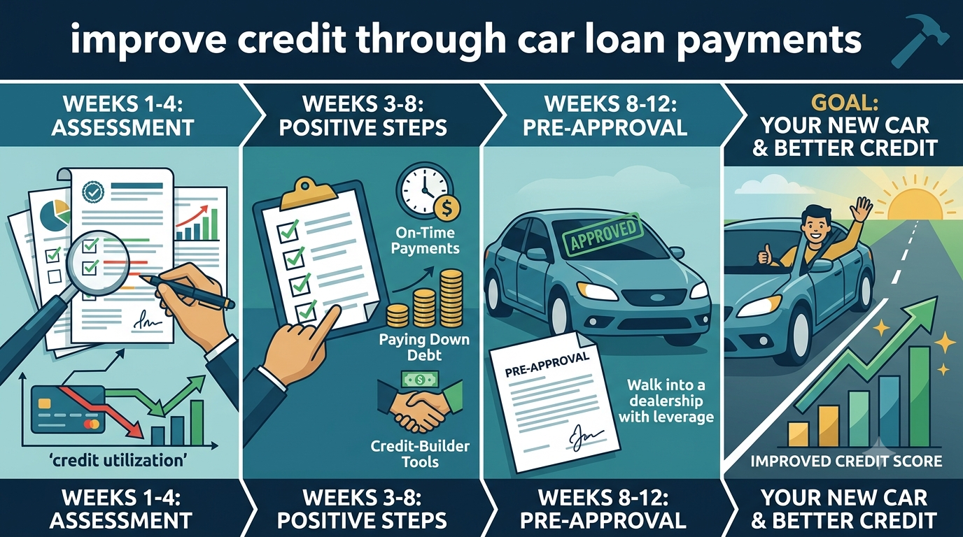 Building Credit With an Auto Loan: A Step-by-Step Timeline