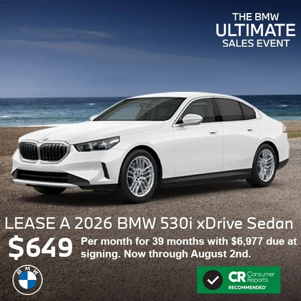 Lease a 2026 BMW 530i xDrive Sedan