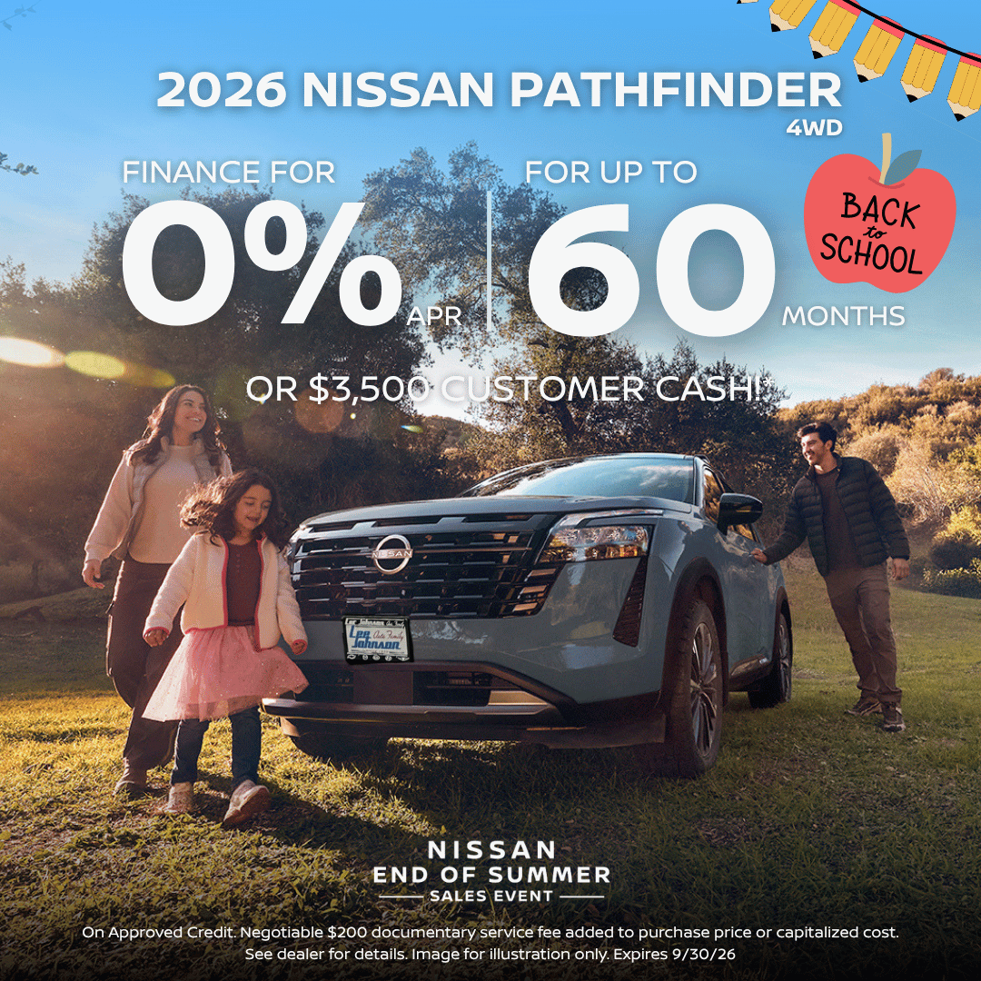 2026 Nissan Pathfinder APR offer