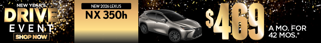 2026 Lexus NX 350h	$469/mo for 42 mo