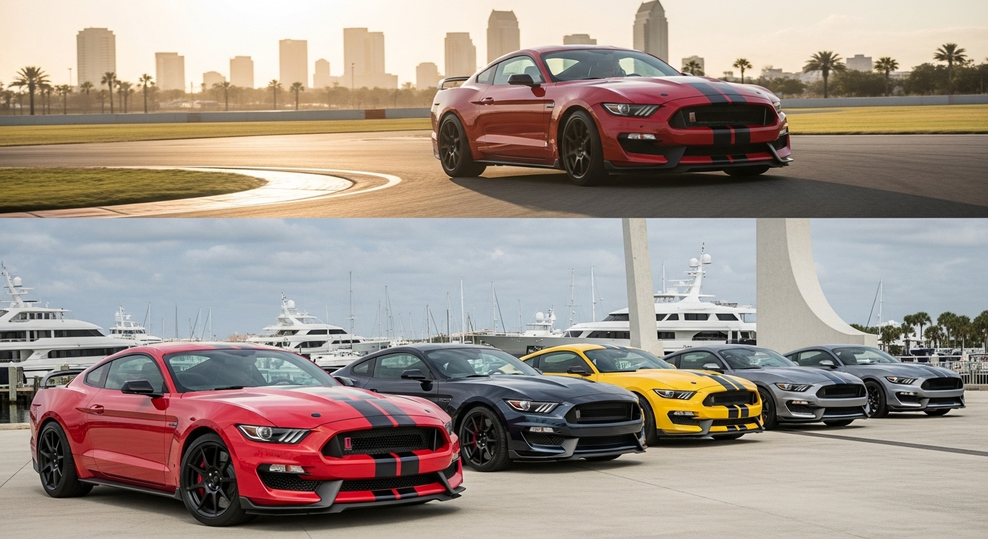 Explore the 2021 Shelby Mustang GT350 lineup in Tampa, FL. Learn about the specs, trims, and delivery options. We deliver anywhere in the U.S. Explore lineup details now!