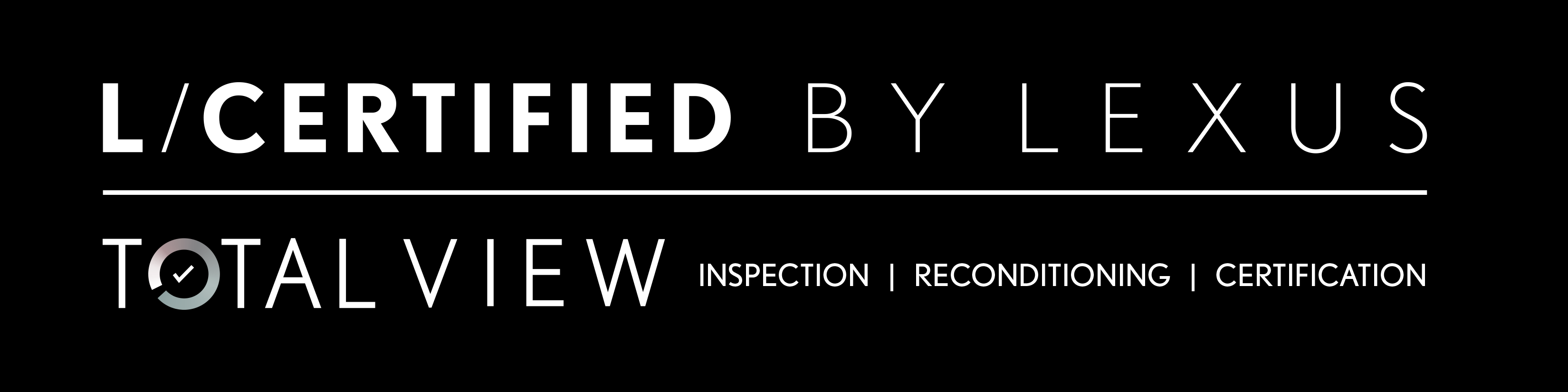 L/Certified by Lexus certified pre-owned program logo