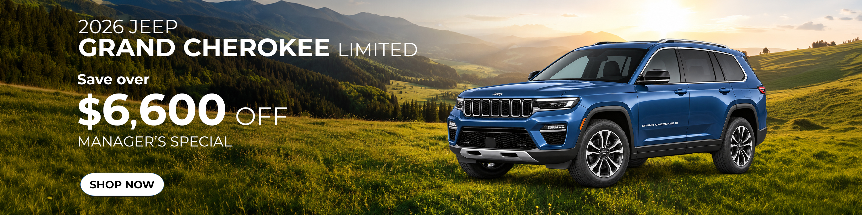 Jeep Grand Cherokee Limited Manager's Special — save over $6,600 off with Shop Now