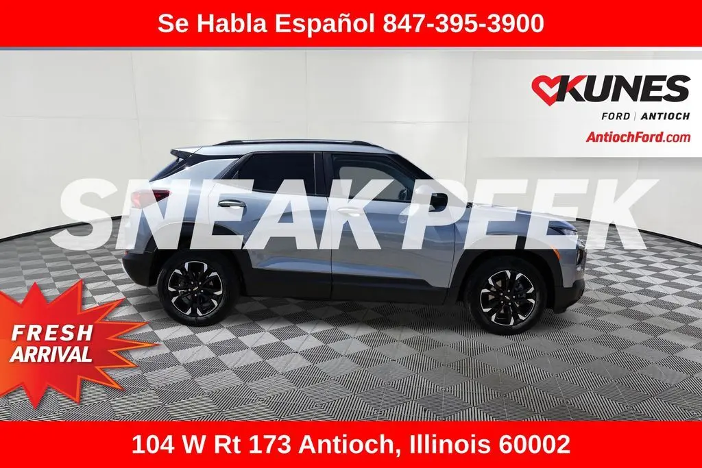 Used 2023 Chevrolet TrailBlazer LT with VIN KL79MPS2XPB210877 for sale in Antioch, IL