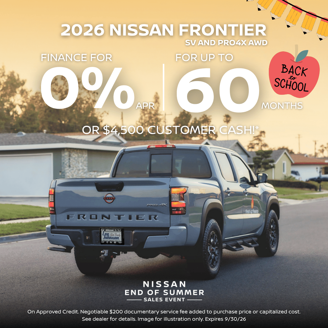 2026 Nissan Frontier APR offer