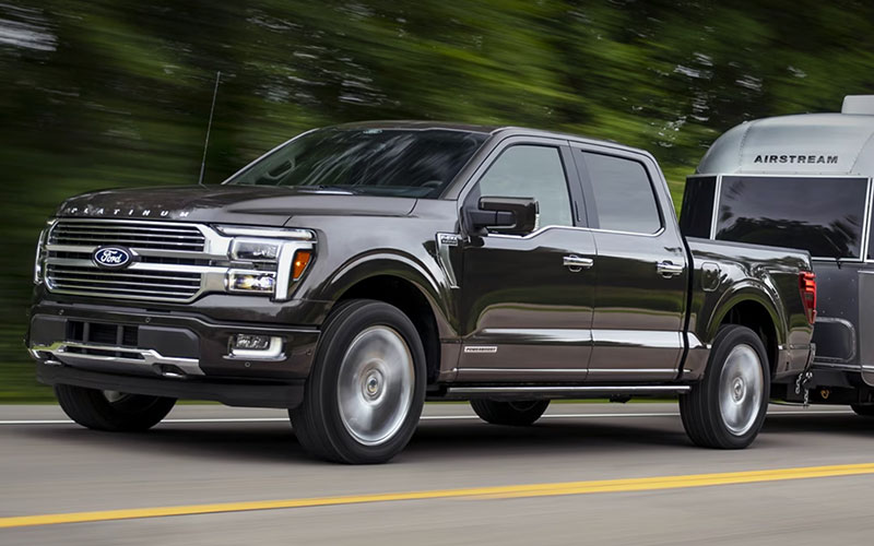 image of black ford f-150