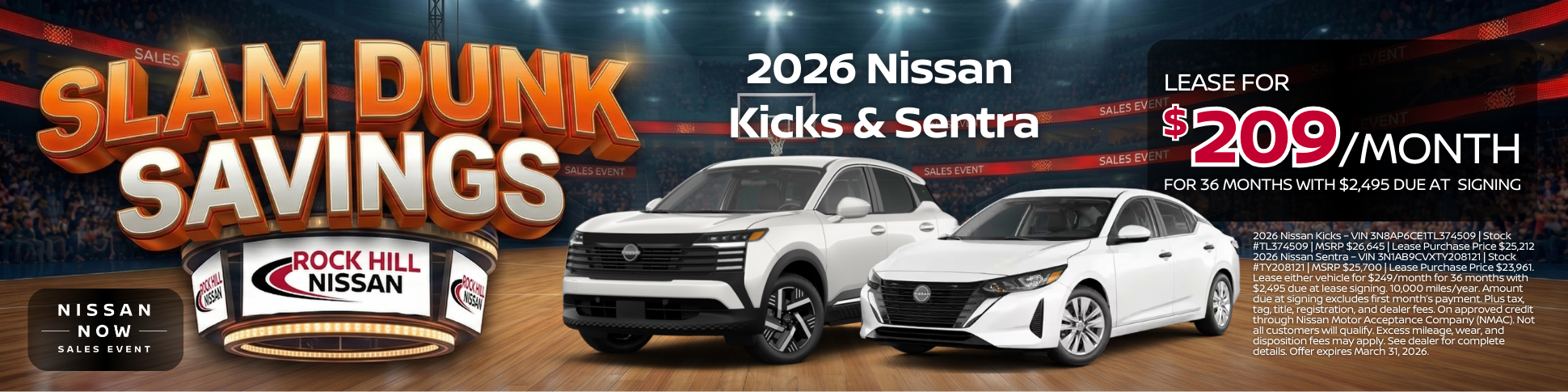 March Specials Rock Hill Nissan