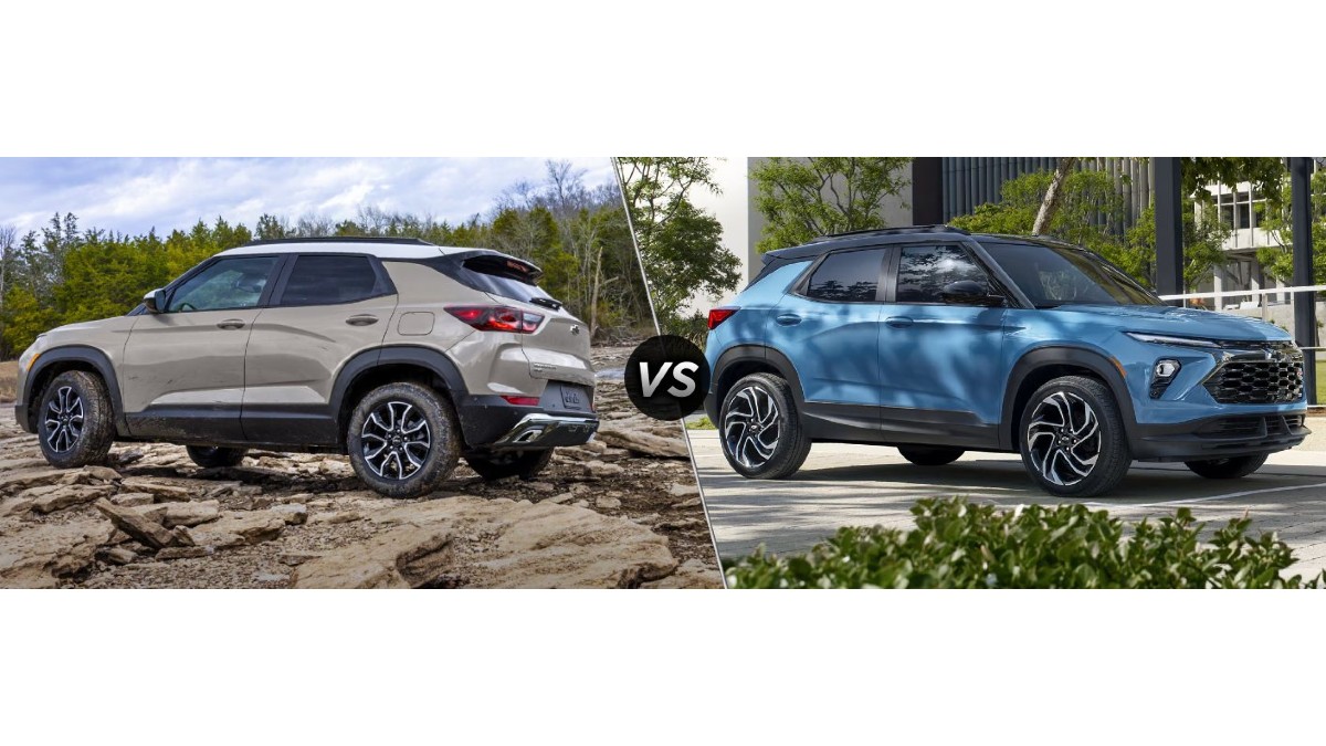 2026 Chevy Tailblazer Exterior Front Profiles of ACTIV & RS Trim Levels