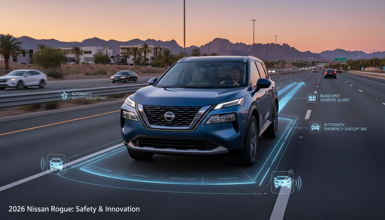 AI generated: Safety Innovations and Driver Assistance Technologies The 2026 Nissan Rogue integrates...