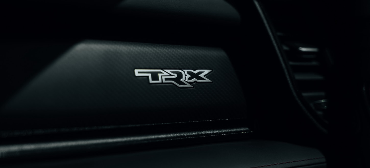 TRX badge on the 2027 Ram 1500 TRX SRT