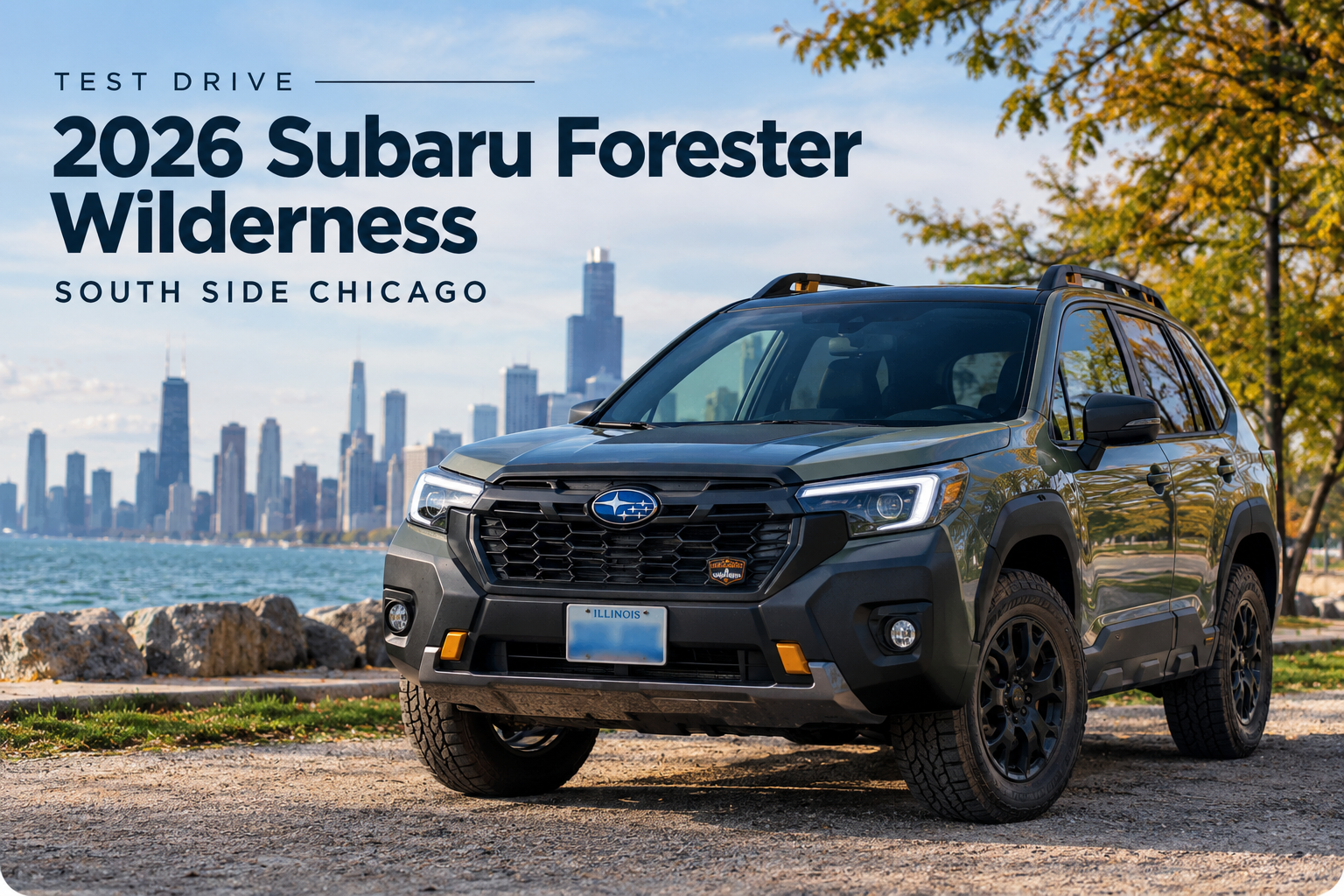 Test Drive 2026 Subaru Forester Wilderness on South Side Chicago