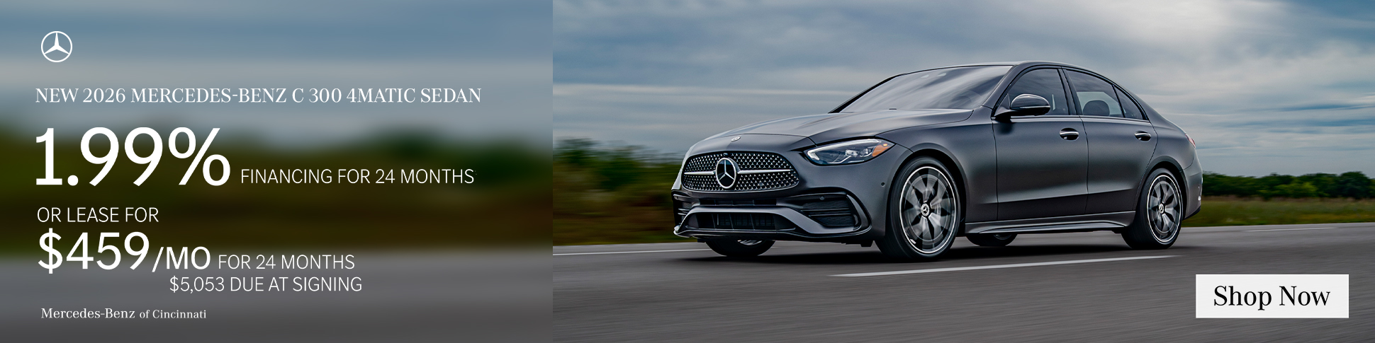 New 2026 Mercedes-Benz C 300 4MATIC Sedan