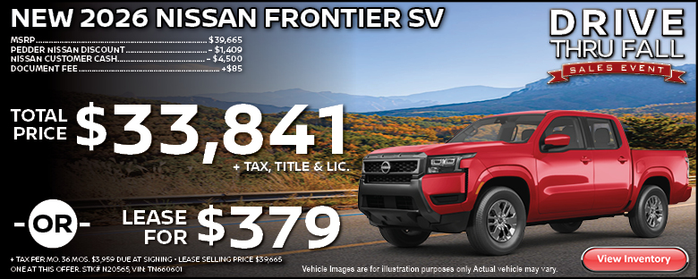 2026 Nissan Frontier SV