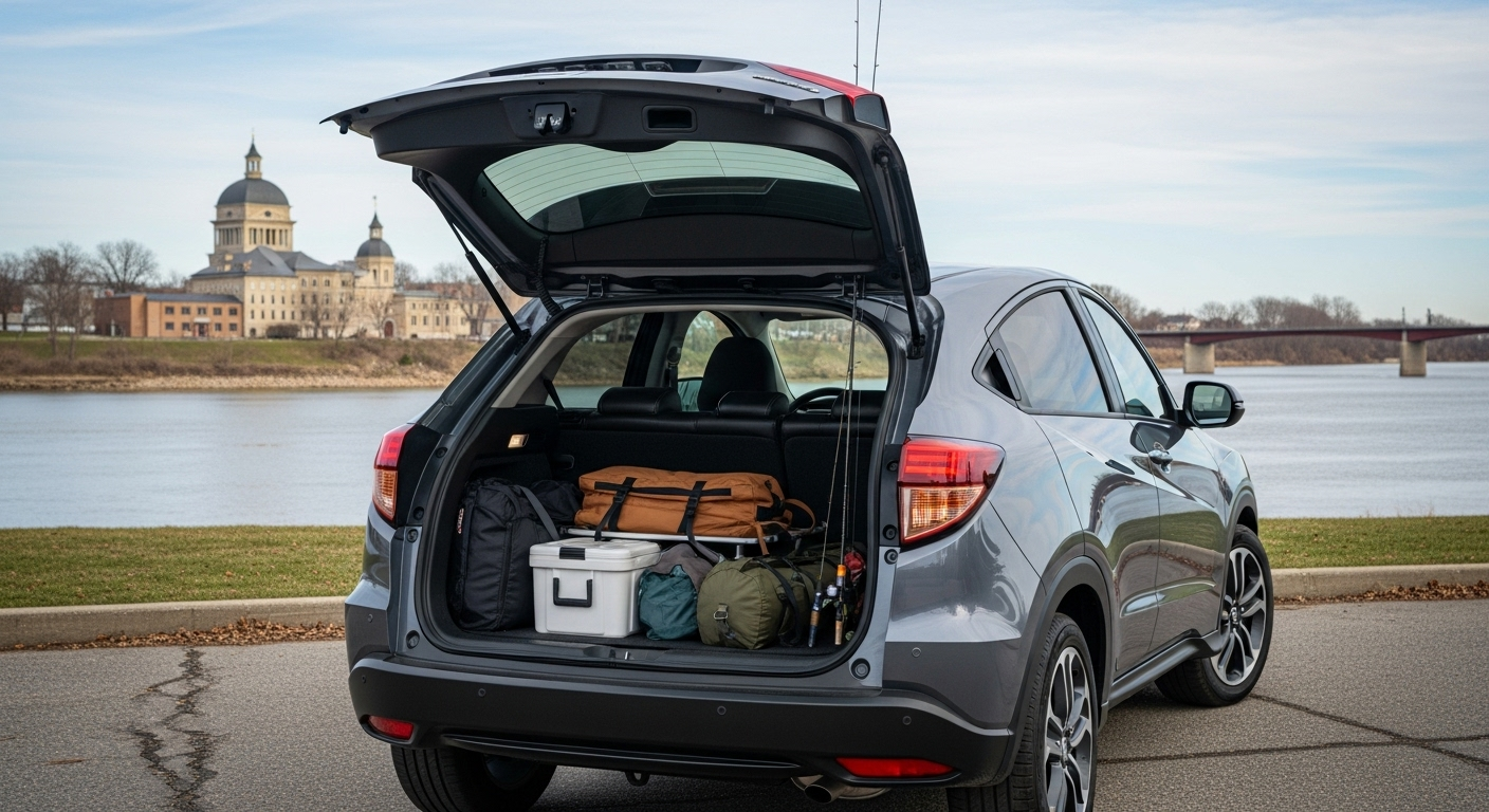 Explore the 2025 Honda HR-V's cargo space and see how it fits your lifestyle in Nauvoo, IL. Check availability and learn more about our local offers.