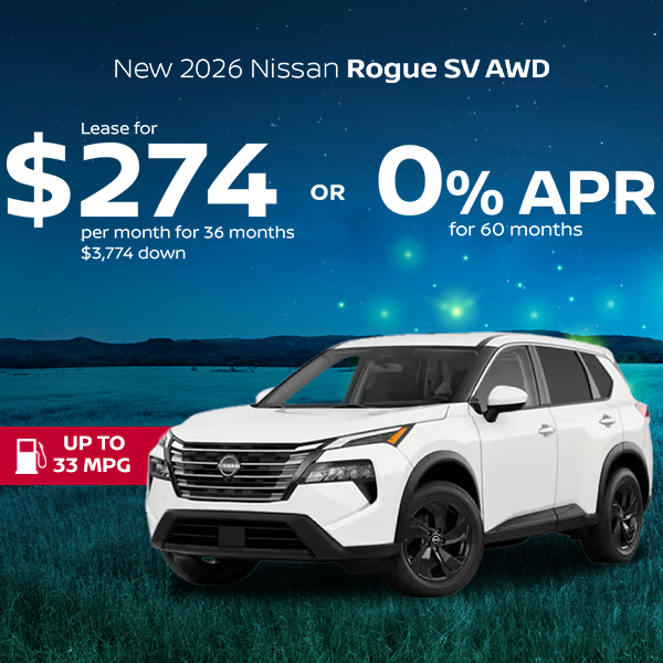 New 2026 Nissan Rogue SV AWD  
