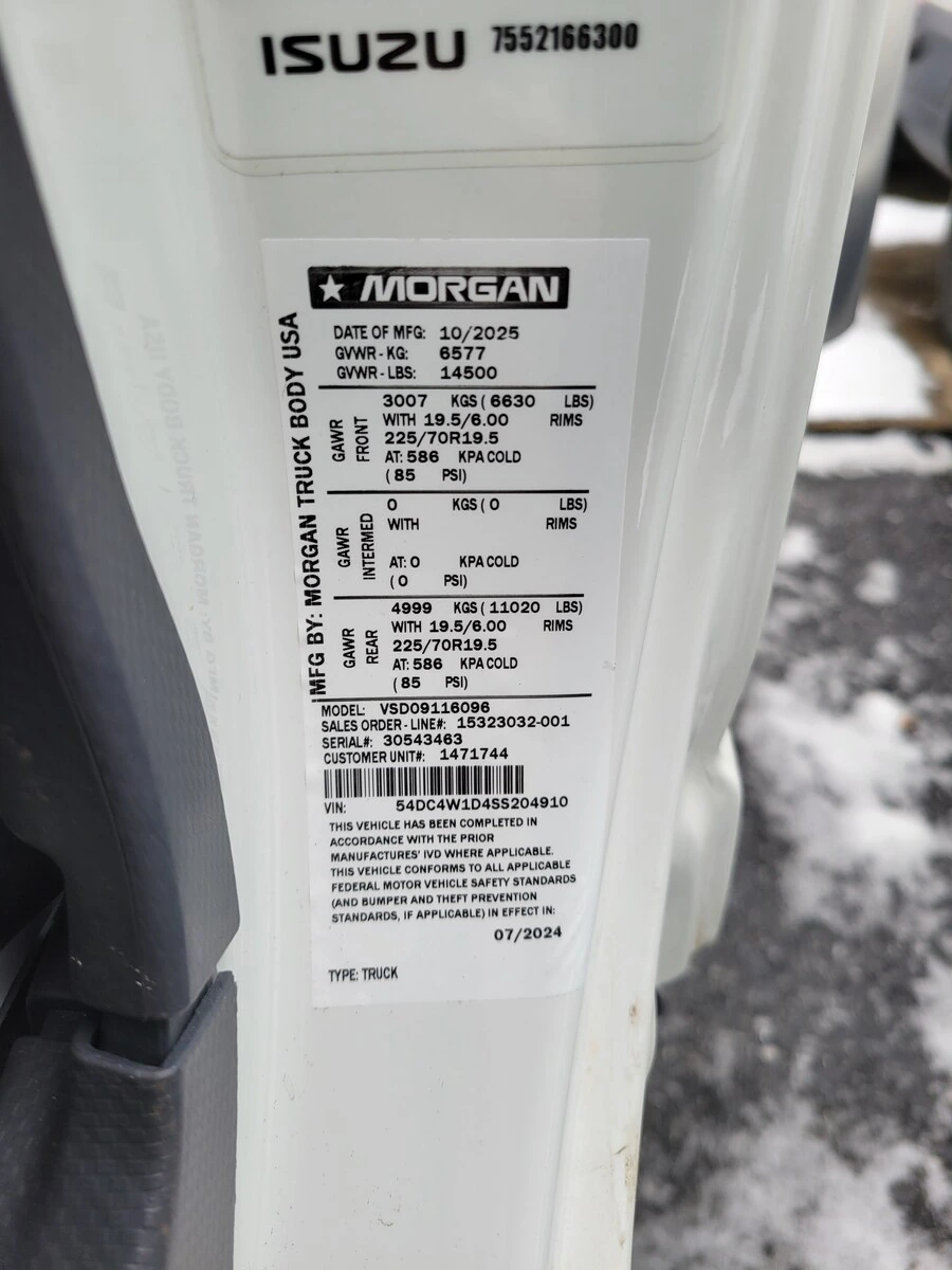 2025 Isuzu NPR in Lancaster, PA — photo 8