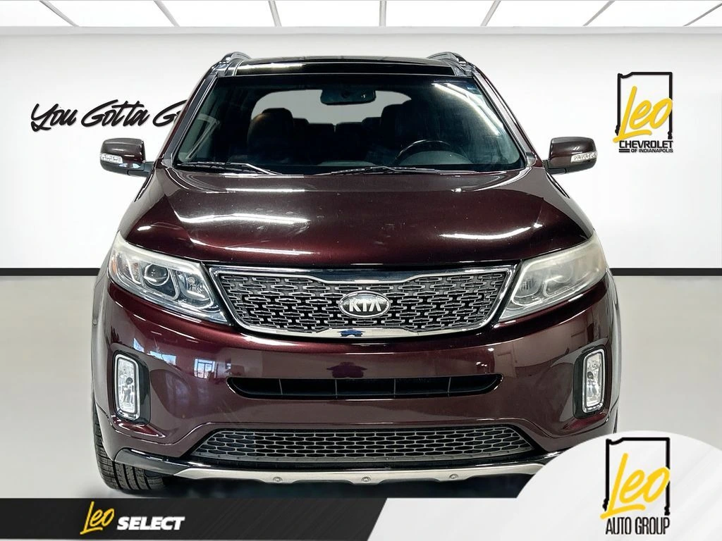Used 2014 Kia Sorento SX with VIN 5XYKWDA78EG480767 for sale in Columbus, IN