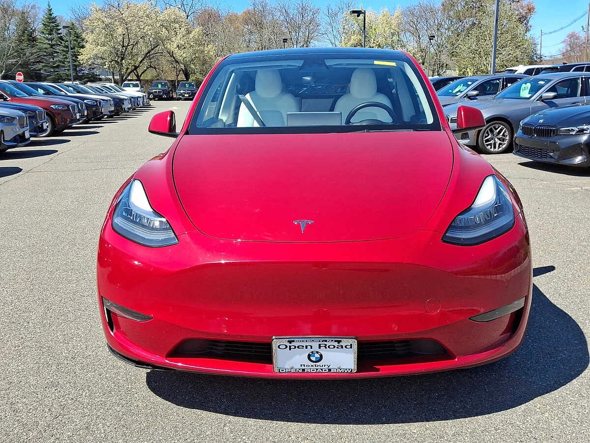 Used 2021 Tesla Model Y Long Range with VIN 5YJYGAEE6MF257812 for sale in Roxbury Township, NJ