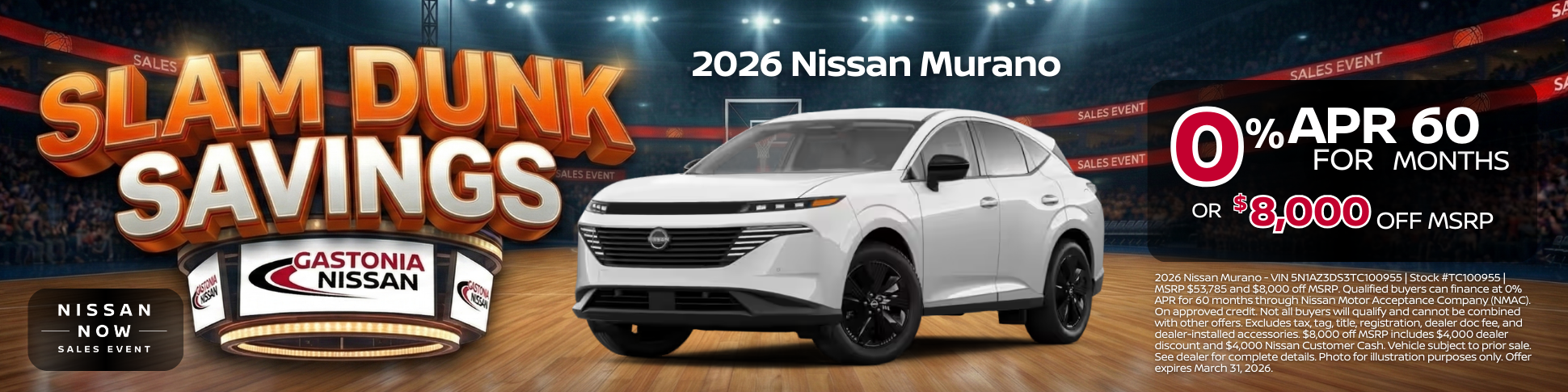 March Specials Gastonia Nissan