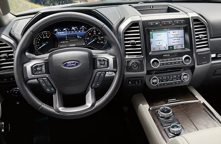 front interior of a 2019 Ford Expedition