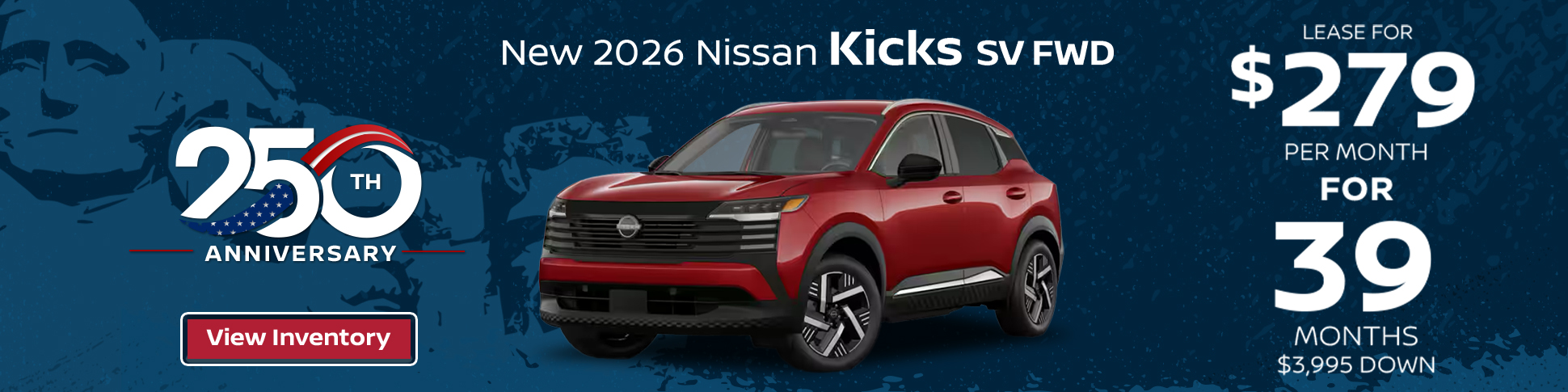 New 2026 Nissan Kicks SV FWD