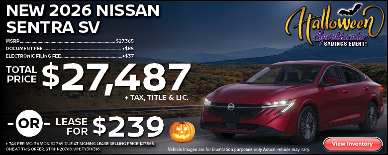 2026 Nissan Sentra SV