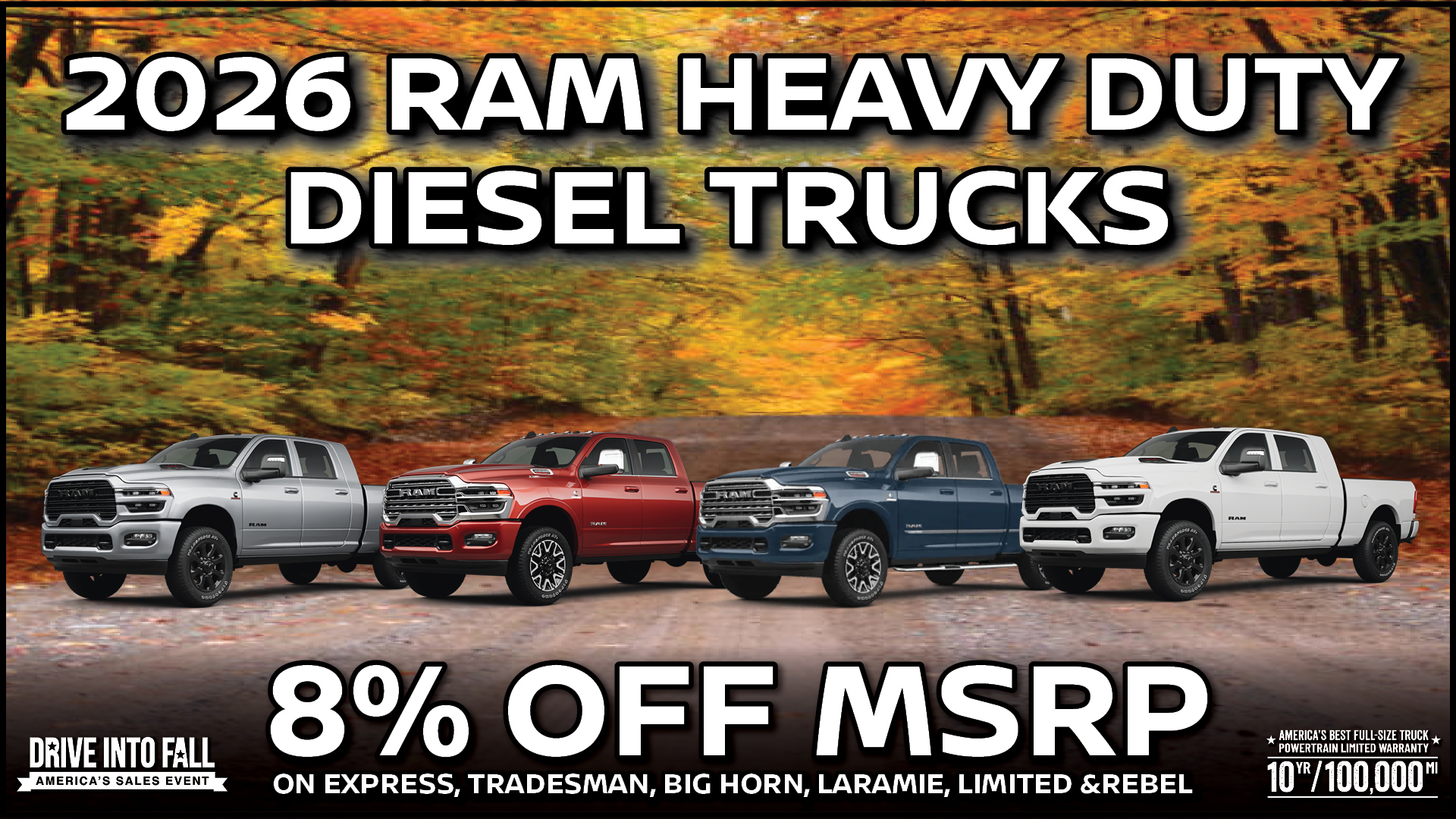 New 2026 RAM Heavy Duty Diesel Trucks