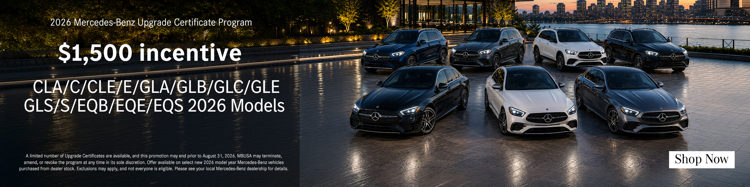 $1,500 Mercedes-Benz Incentive