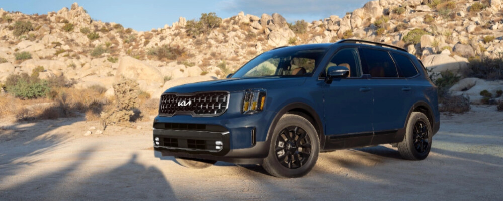 2024 Kia Telluride in the desert
