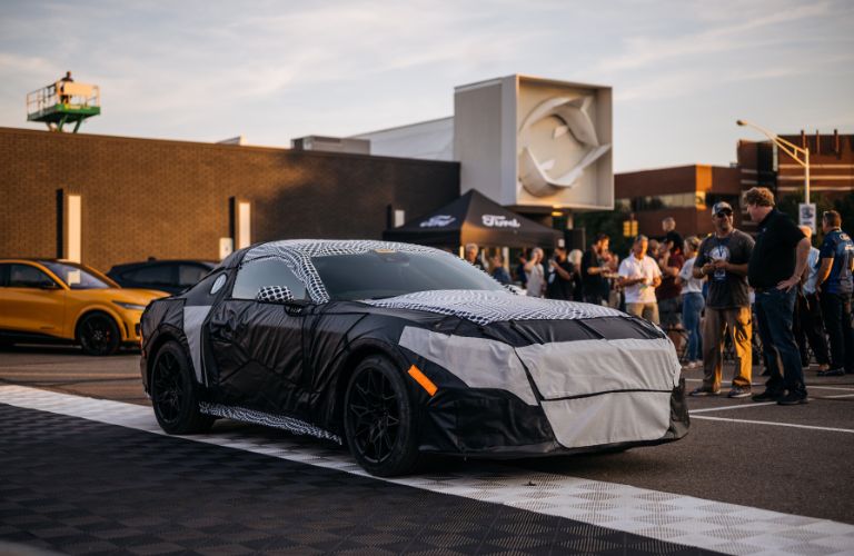 Covered 2024 Ford Mustang Front 