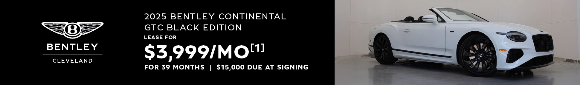 2025 Bentley Continental GTC Black Edition