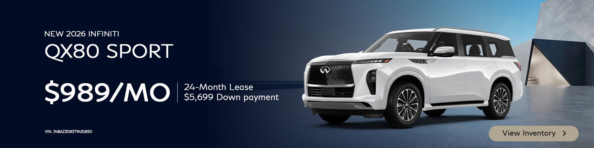 2026 INFINITI QX80 Sport