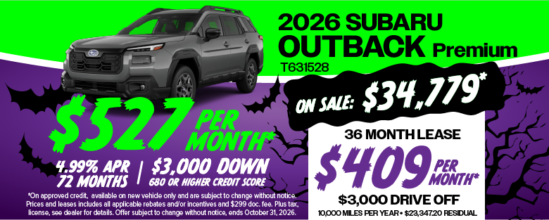 2026 Subaru Outback on sale