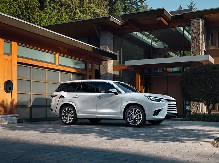 Exterior of the Lexus NX Plug-in Hybrid Electric Vehicle shown in Grecian Water