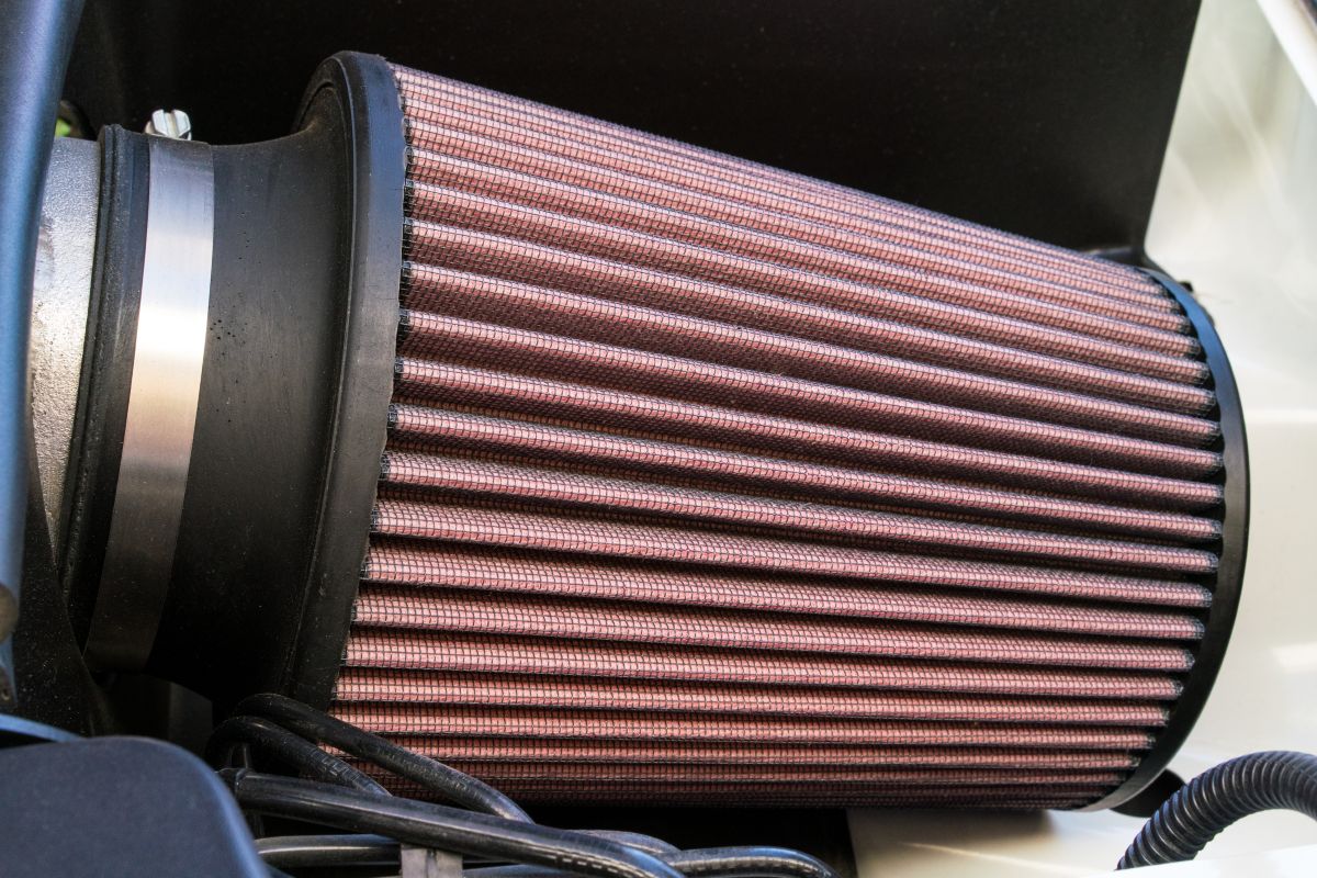 High-Quality Filter on Cold Air Intake