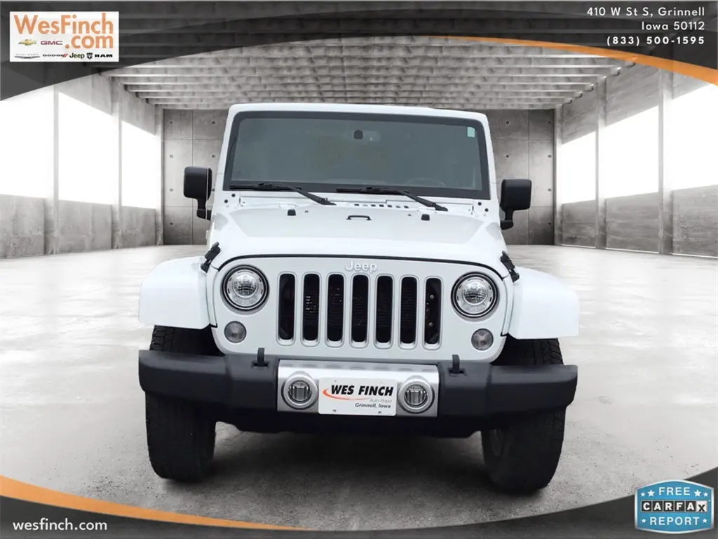 Used 2018 Jeep Wrangler JK Unlimited Sahara with VIN 1C4BJWEG1JL898316 for sale in Grinnell, IA