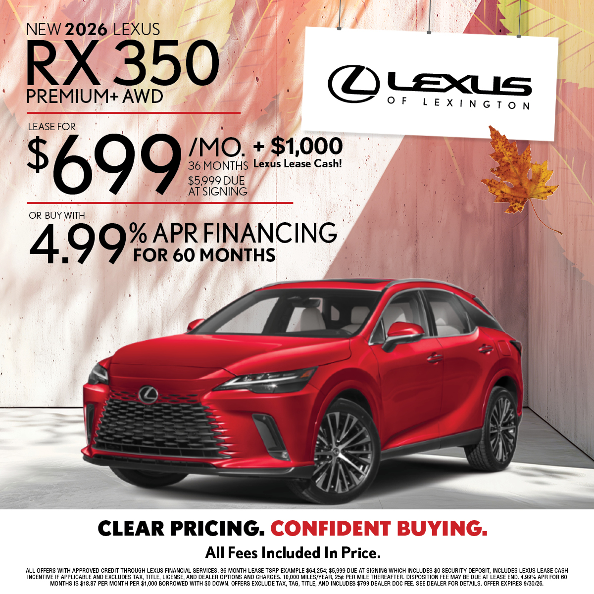 RX 350
PREMIUM AWD