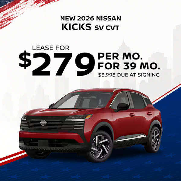 New 2026 Nissan Kicks SV CVT