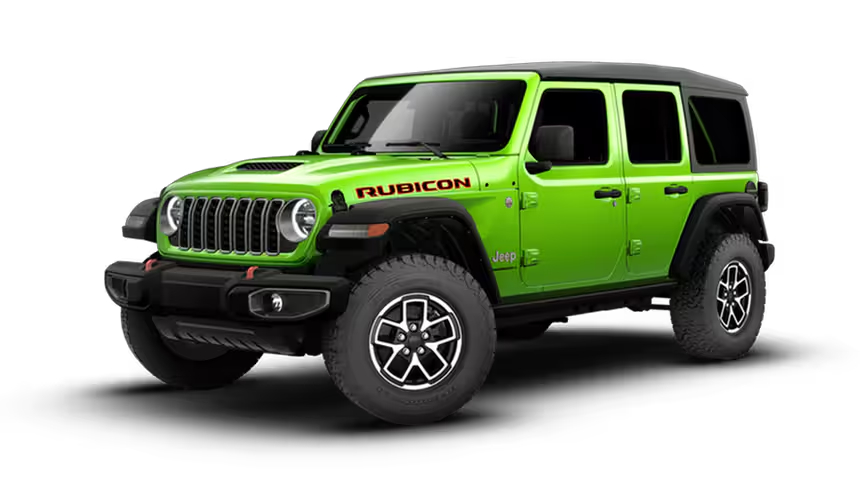 2026 Jeep Wrangler Rubicon Exterior Driver Side Front Profile