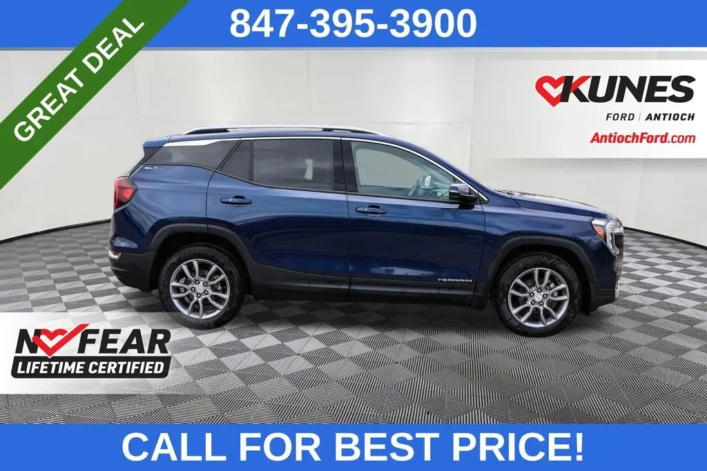 Used 2023 GMC Terrain SLT with VIN 3GKALPEG4PL129404 for sale in Antioch, IL