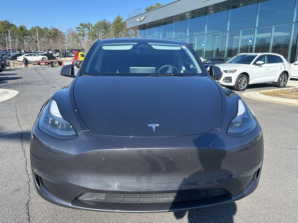 Used 2025 Tesla Model Y Long Range with VIN 7SAYGDEDXSA345011 for sale in Kennesaw, GA