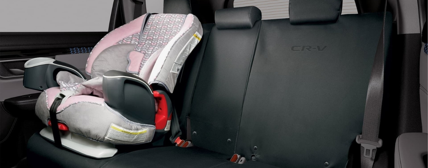 Carseat in the rear of a 2020 Honda CR-V