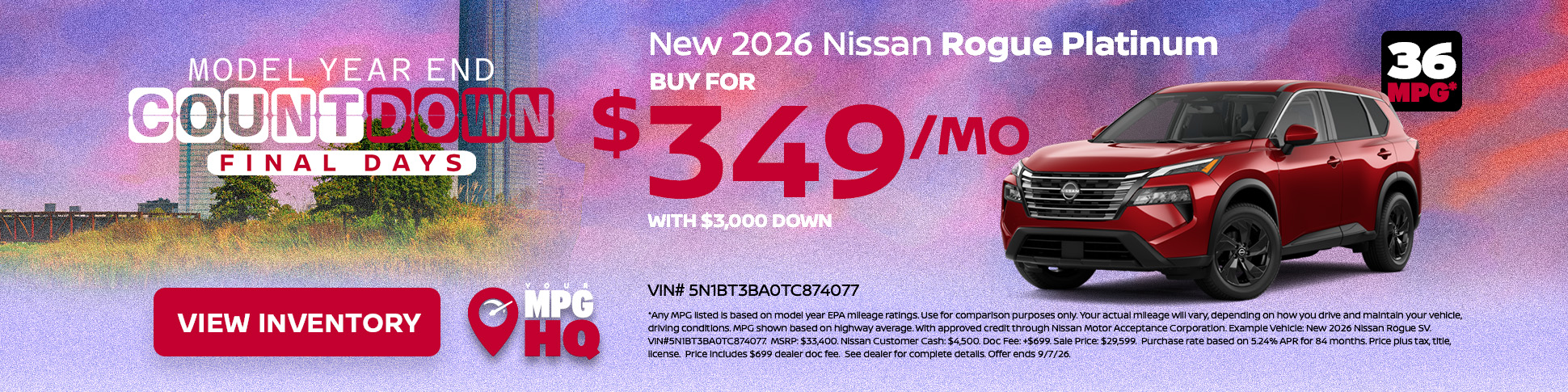 New 2026 Nissan Rogue