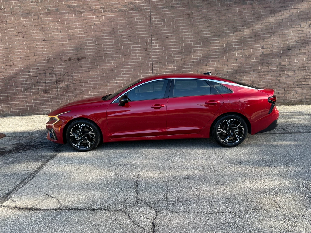 Used 2025 Kia K5 GT-Line with VIN KNAG64J77S5285847 for sale in Kansas City
