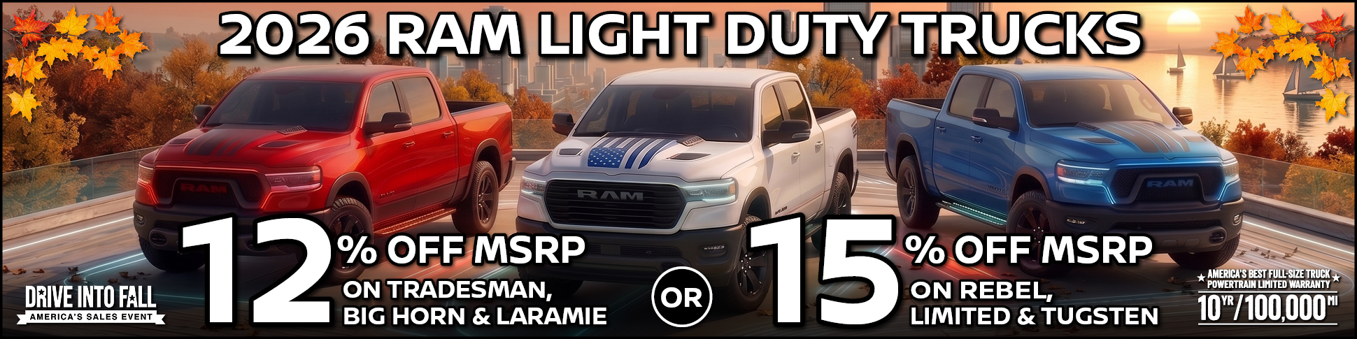 2026 RAM LIGHT DUTY TRUCKS